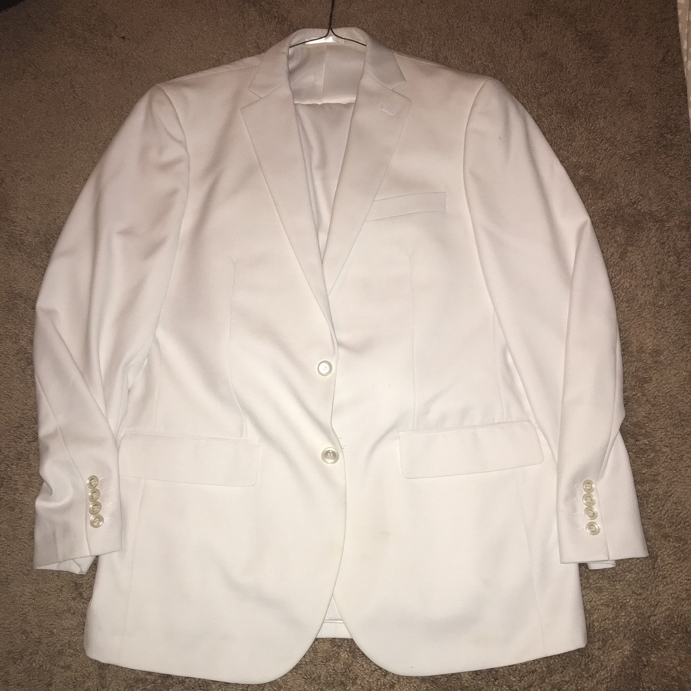All whites men’s suit